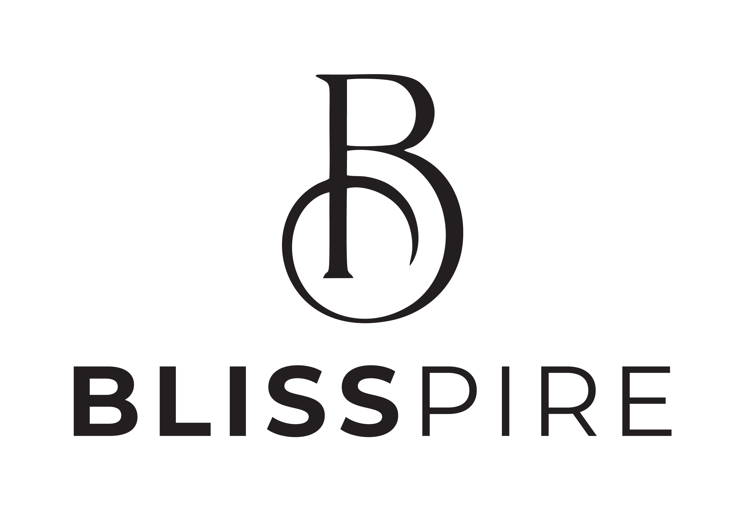 BlisSpire logo centered