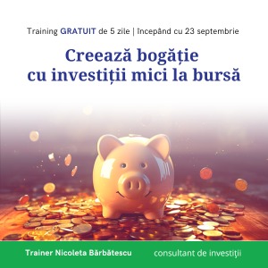 Creează bogăție cu investiții mici la bursă